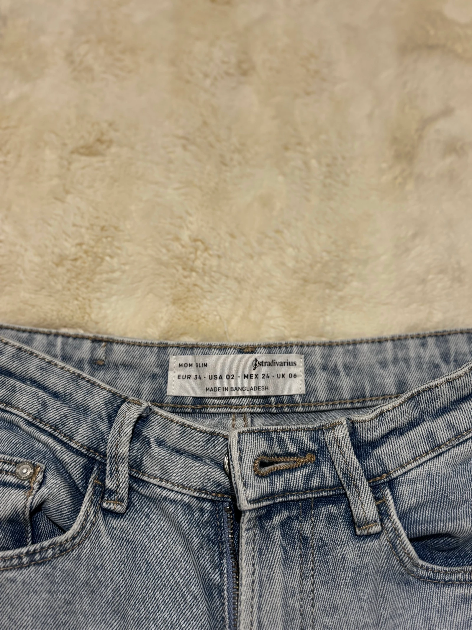 Pantalon mom slim Stradivarius – photo 3